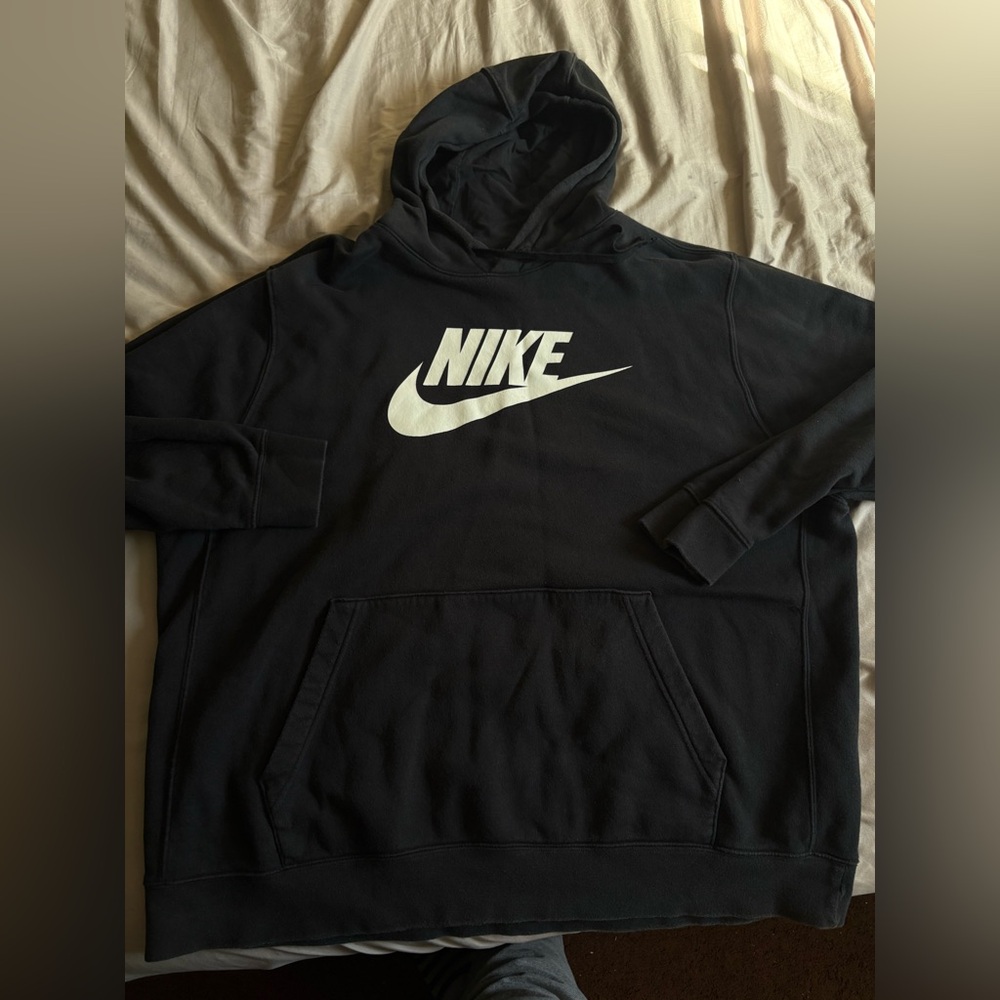 Nike Black and White Men's Hoodie